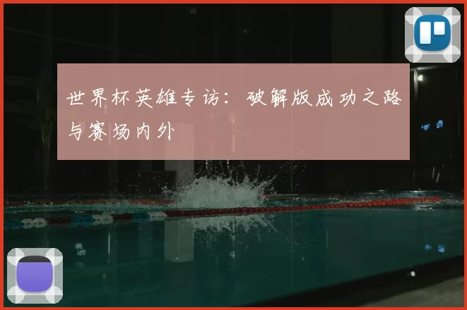 世界杯英雄专访:破解版成功之路与赛场内外