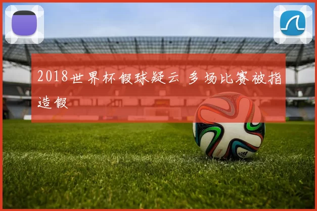 2018世界杯假球疑云 多场比赛被指造假